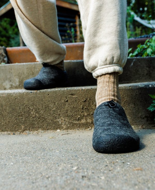 Men's Howser III Slide | Charcoal Grey Felt/Black
