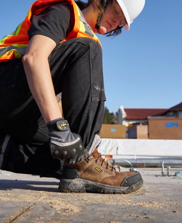Women's Evanston 6 Waterproof Boot (Carbon Toe) | Bison/Black