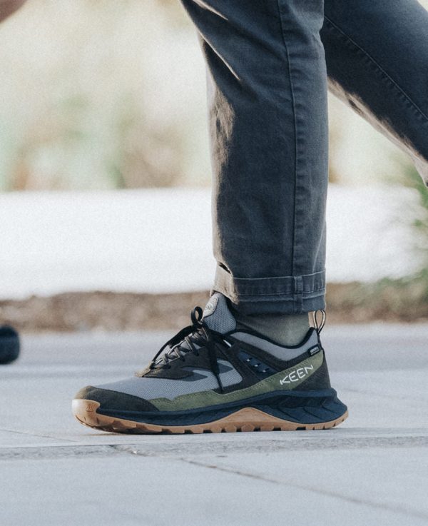 Men's Hightrail Waterproof Hiking Shoe | Steel Grey/Forest Night