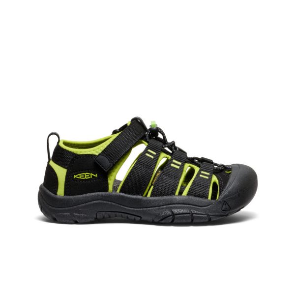 Big Kids' Newport H2 | Black/Lime Green