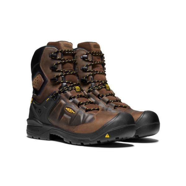 Men's Dover 8 Insulated Waterproof Boot (Carbon Toe) | Dark Earth/Black