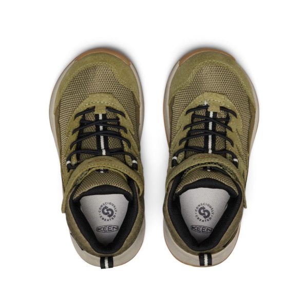 Little Kids' Hightrail Waterproof Hiking Boot | Dark Olive/Martini Olive