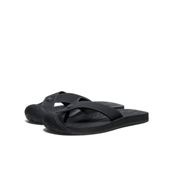 Men's Barbados Flip-Flop | Black/Steel Grey
