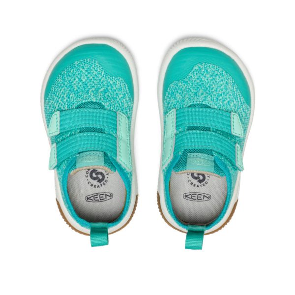 Toddlers' KNX Knit Double Strap | Bright Aqua/Cabbage