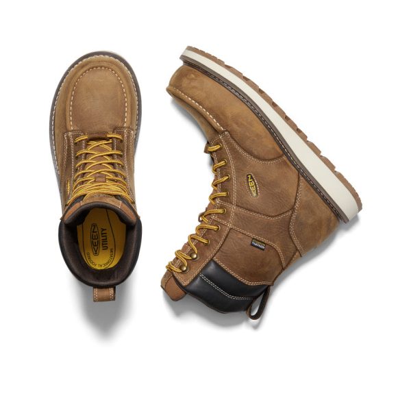 Men's Cincinnati 8 Waterproof Boot (Carbon Toe) | Belgian/Sandshell