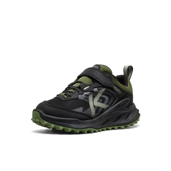 Little Kids' Zionic Waterproof Shoe | Black/Bronze Green