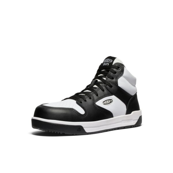 Men's Overton Mid Work Shoe (Carbon Toe) | Star White/Black