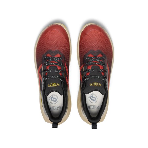 Men's 450 Dirt Waterproof Hiking Shoe | Red Ochre/Black