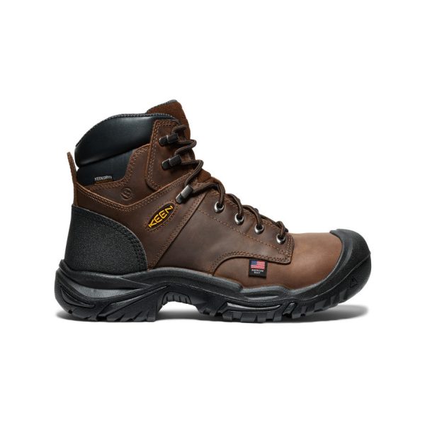 Men's Mt Vernon II 6 Waterproof Boot (Steel Toe) | Dark Earth/Black