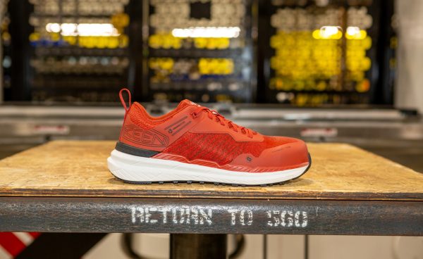 Men's Speedworks Work Sneaker (Carbon Toe)  |  Red Ochre/Black