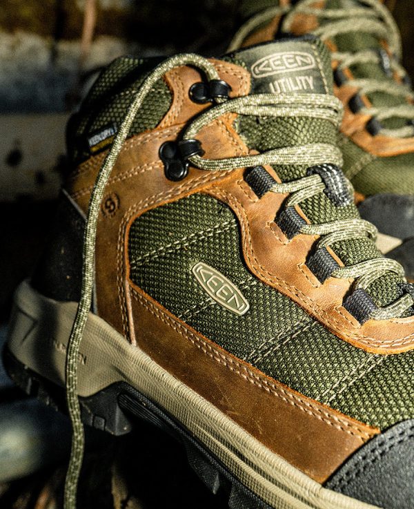 Men's Skokie Waterproof Work Boot (Soft Toe) | Forest Night/Black