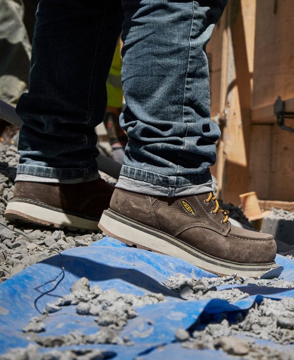 Men's Cincinnati 6 Waterproof Boot (Carbon Toe)  |  Dark Chocolate/Sandshell