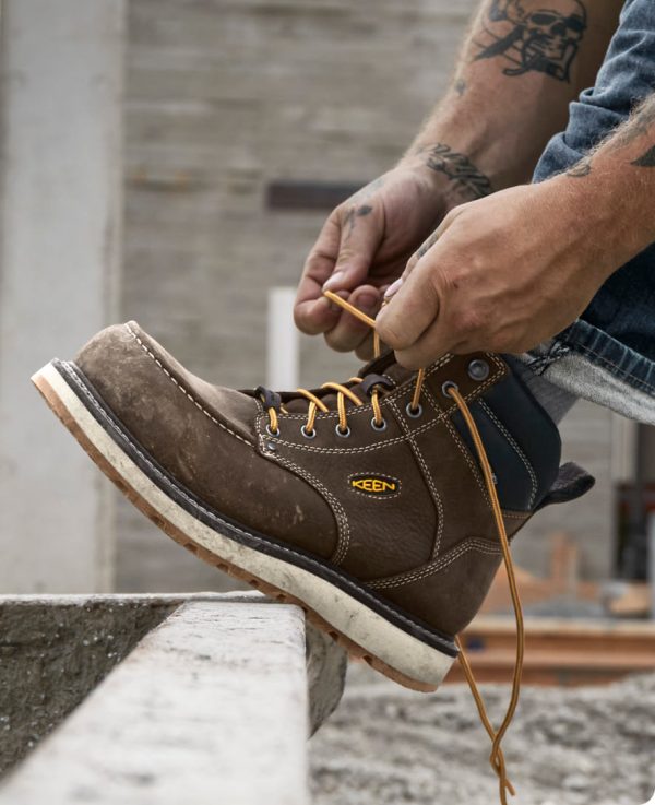 Men's Cincinnati 6 Waterproof Boot (Carbon Toe)  |  Dark Chocolate/Sandshell