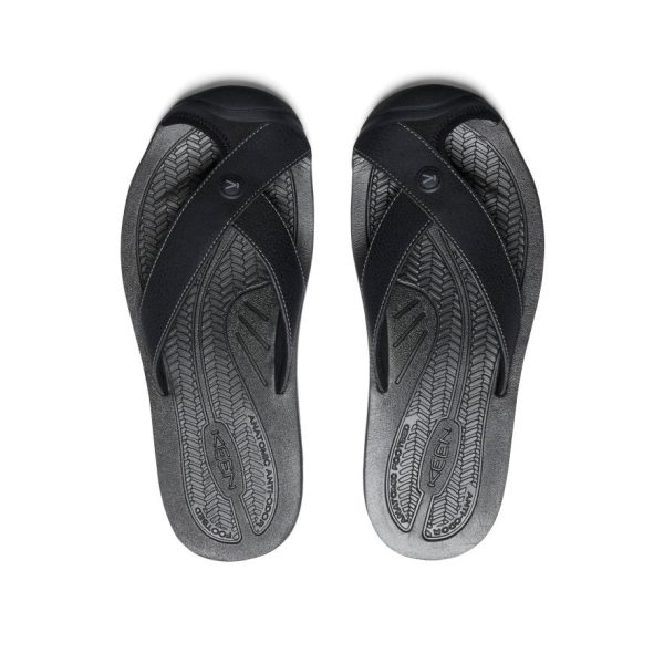Men's Barbados Flip-Flop | Black/Steel Grey