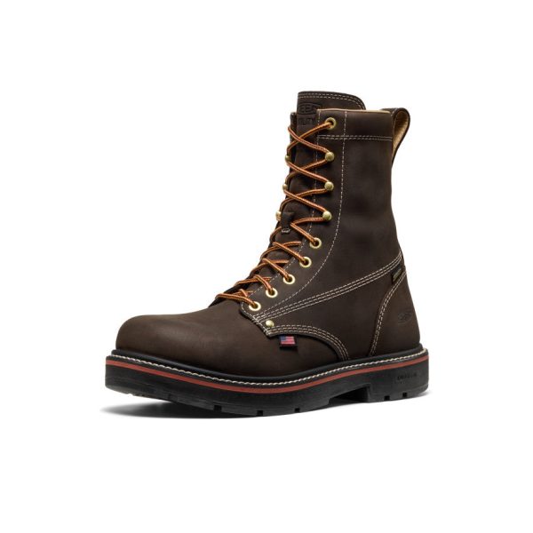 Men's Liberty 8 Waterproof 90?? Heel Boot (Carbon Toe)  |  Coffee Bean/Black