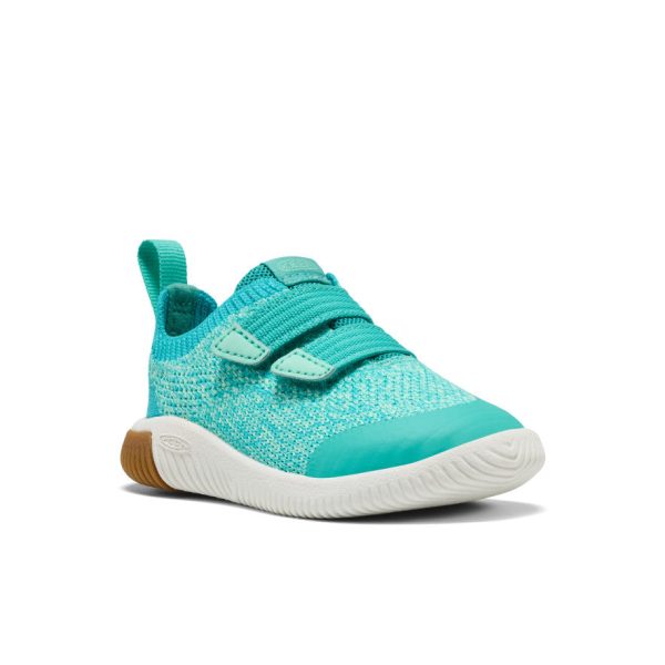 Toddlers' KNX Knit Double Strap | Bright Aqua/Cabbage