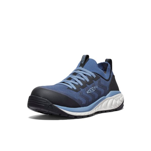 Women's Arvada Shift ESD Work Sneaker (Carbon Toe) | Vintage Indigo/Faded Denim