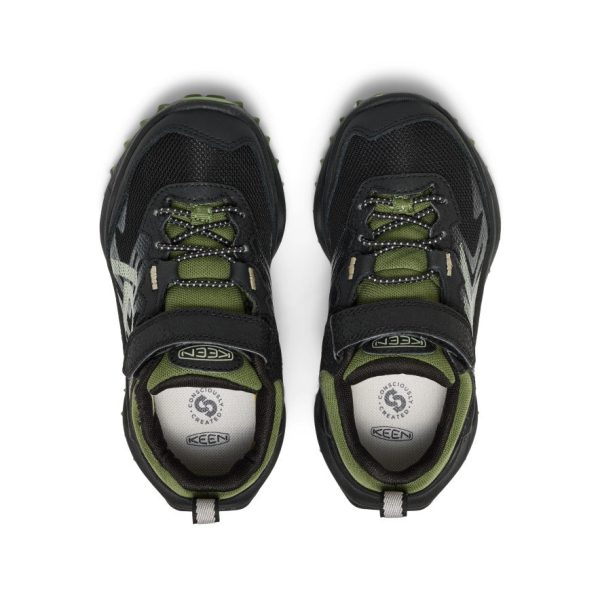 Little Kids' Zionic Waterproof Shoe | Black/Bronze Green