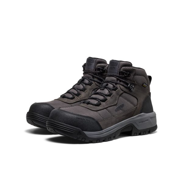 Men's Skokie Waterproof Work Boot (Carbon Toe)  |  Magnet/Black